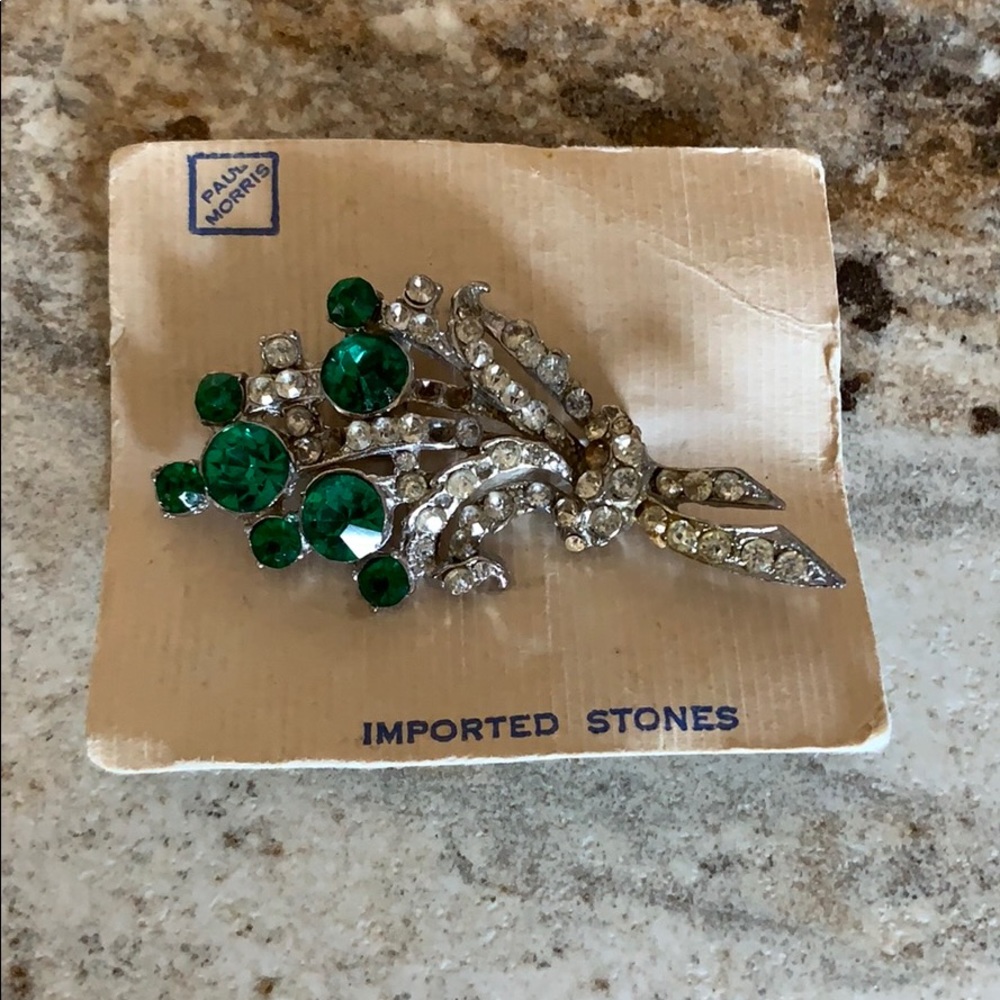 Imported Stones for the Brooch in 1940